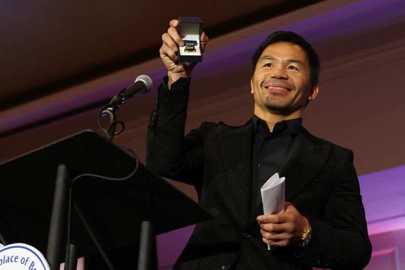 Manny Pacquiao gibayaw sa Boxing Hall of Fame